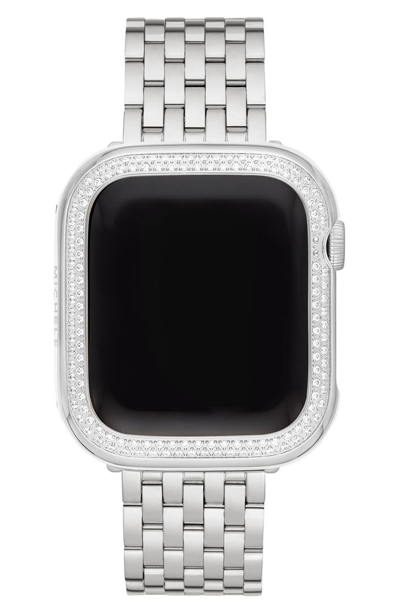 MICHELE 41mm Apple Watch<sup>®</sup> Case Attachment, Alternate, color, Stainless Steel