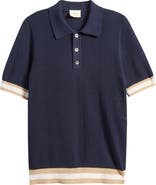 CHÉ Quinn Open Knit Polo Sweater