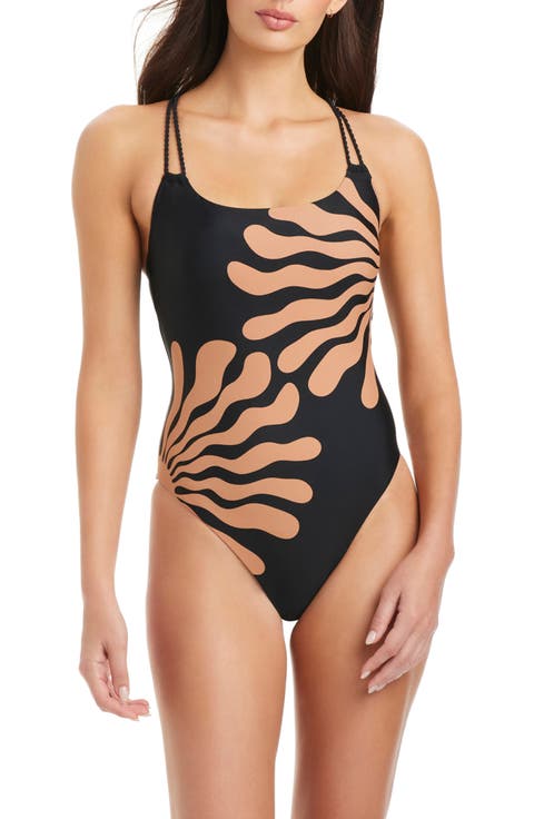 Printed One-Piece Swimsuit