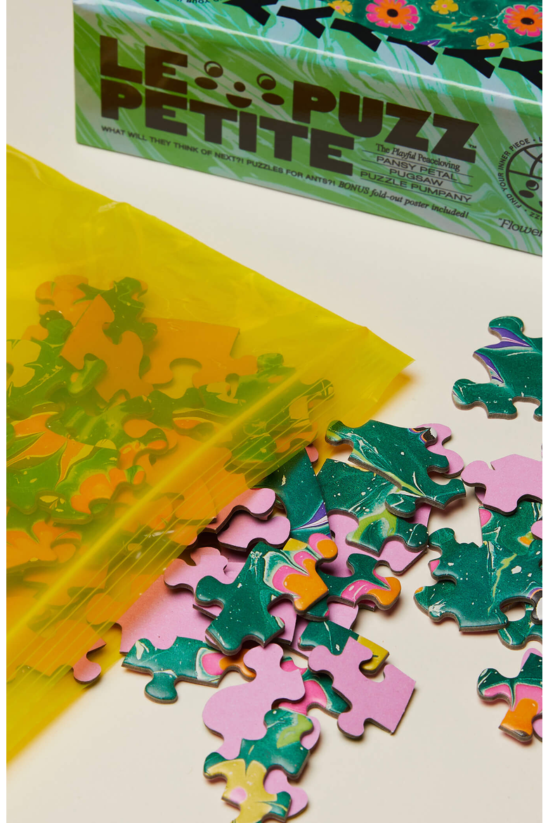 Flower Friend 81 Piece Mini Jigsaw Puzzle, Alternate, color, None