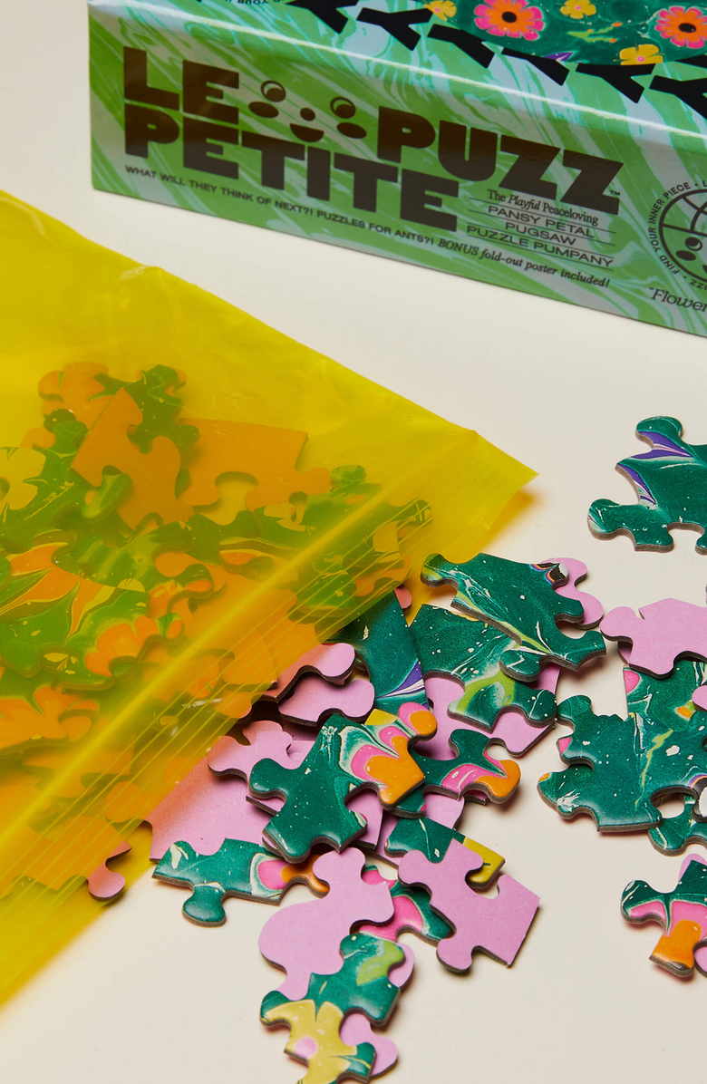 Le Puzz Flower Friend 81 Piece Mini Jigsaw Puzzle, Alternate, color, NO COLOR