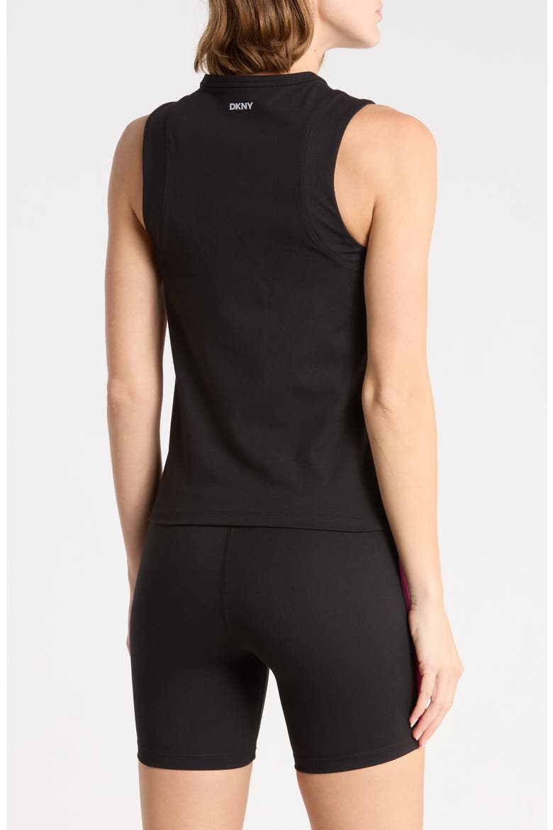 Side Stripe Crewneck Tank, Alternate, color, BLACK/ FEST