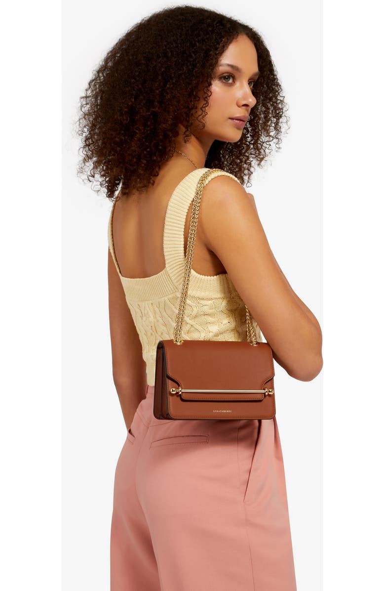 Strathberry Mini East/West Leather Shoulder Bag, Alternate, color,