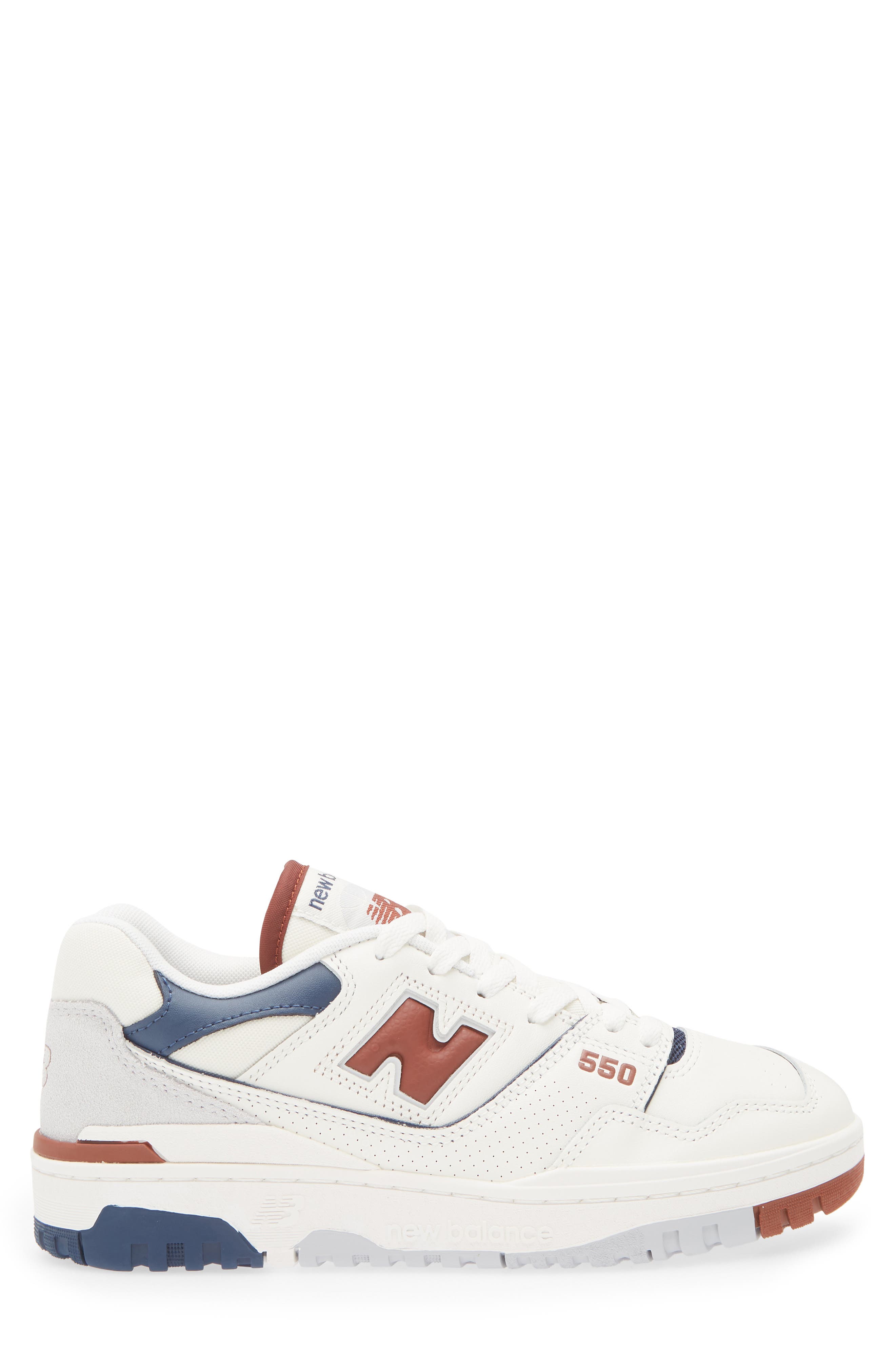 New Balance 550 Basketball Sneaker, Alternate, color, Sea Salt/ Relic Brown