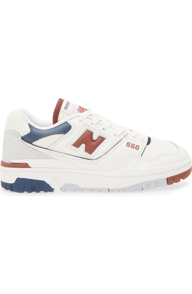 New Balance 550 Basketball Sneaker, Alternate, color, Sea Salt/ Relic Brown