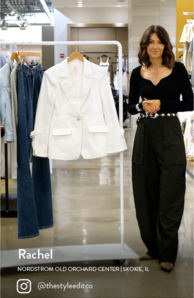 Lou One-Button Blazer, sales video thumbnail