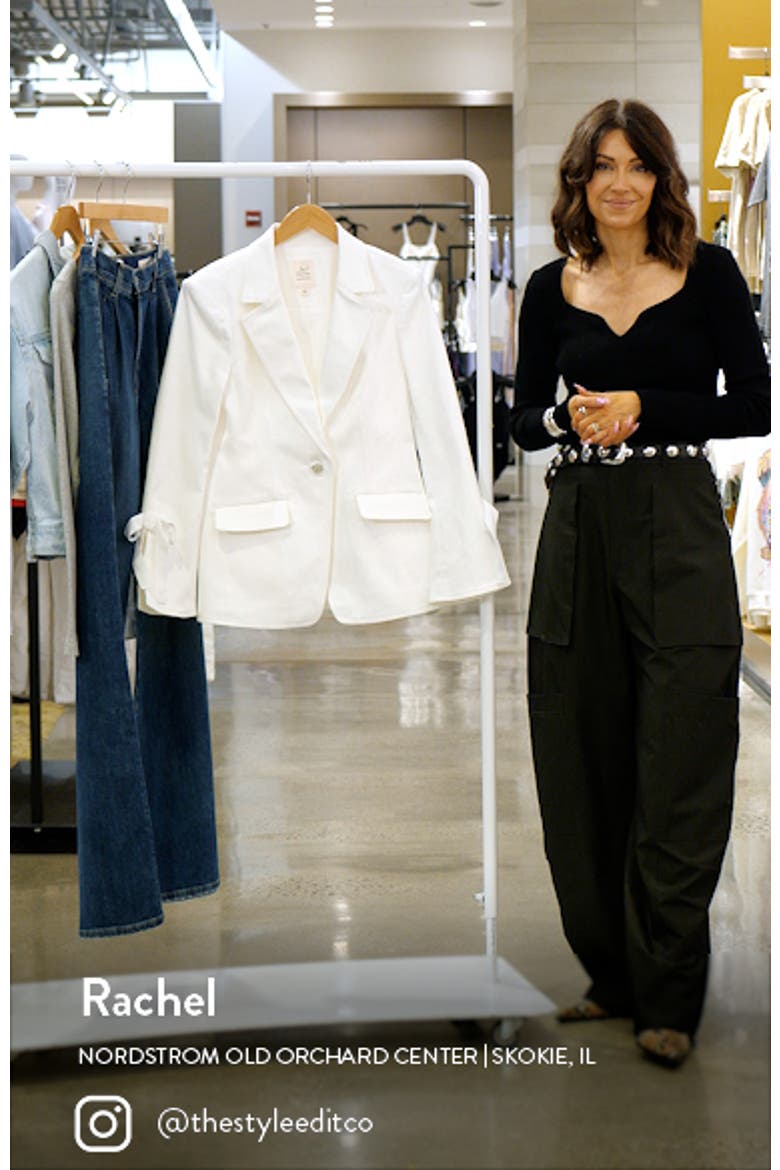 Lou One-Button Blazer video