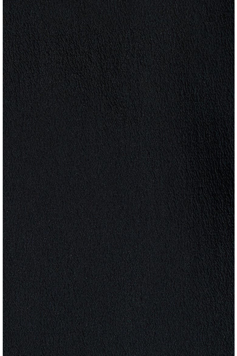 The Clean Silk Relaxed Shirt, Alternate, color, BLACK