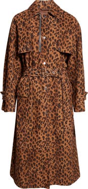 3.1 Phillip Lim Leopard Print Trench Coat