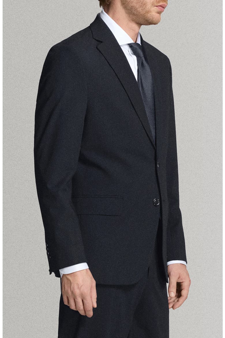 London Regular Fit Navy Blazer, Alternate, color, DARK NAVY