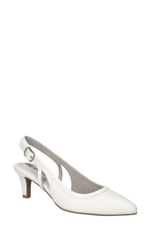 EASY STREET EASY STREET GLISTEN KITTEN HEEL SLINGBACK PUMP 