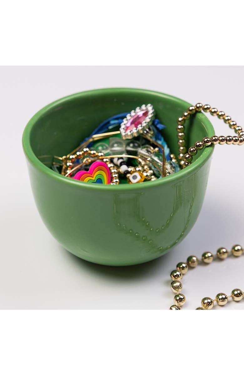 Totalee Gift Money Eyes Smiley Catch All Candle Wax Green 9 oz Burn Time 20, Alternate, color, Green