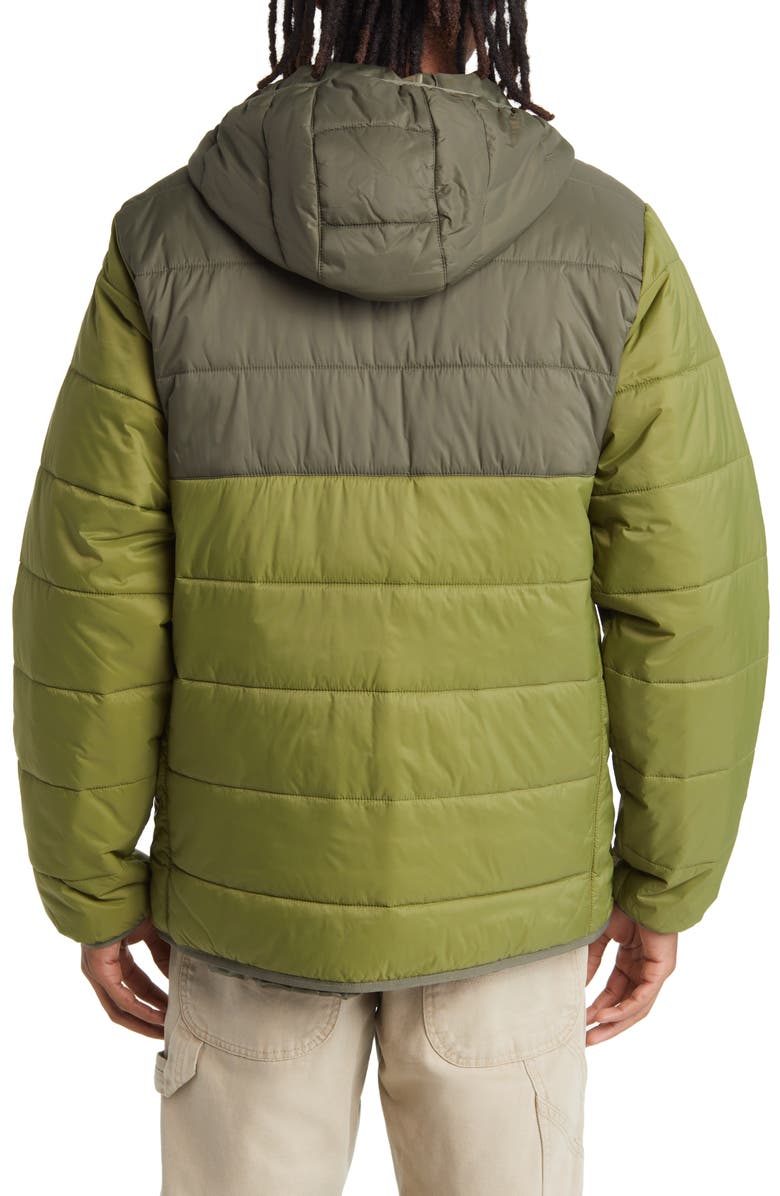 Vans Prospect Colorblock Hooded Puffer Jacket, Alternate, color,