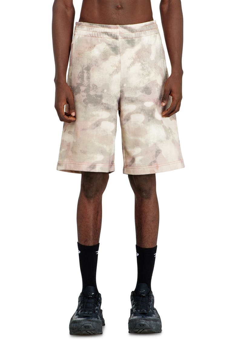 P-Crone-V1 Organic Cotton Fleece Sweat Shorts, Main, color, GREEN