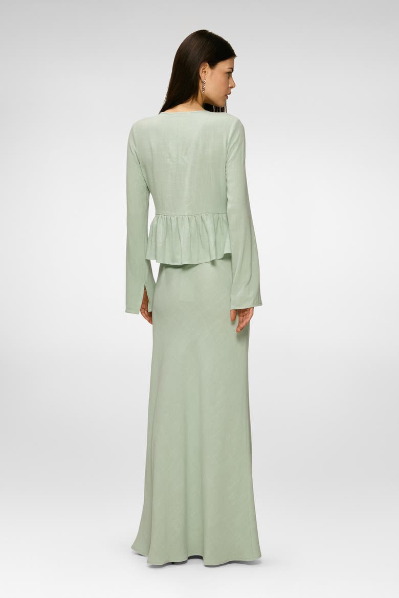 Lina Blouse, Alternate, color, Sage
