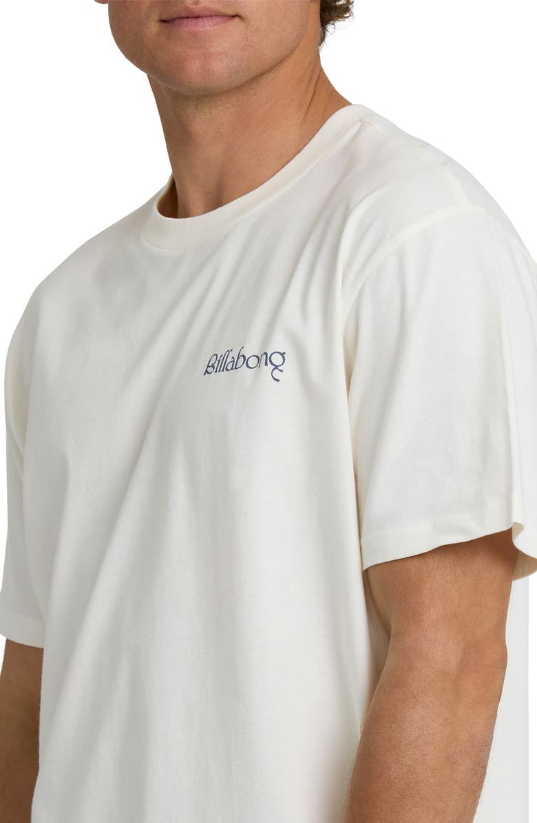 Billabong L.A.G.O. Premium Cotton Graphic T-Shirt, Alternate, color, Off White