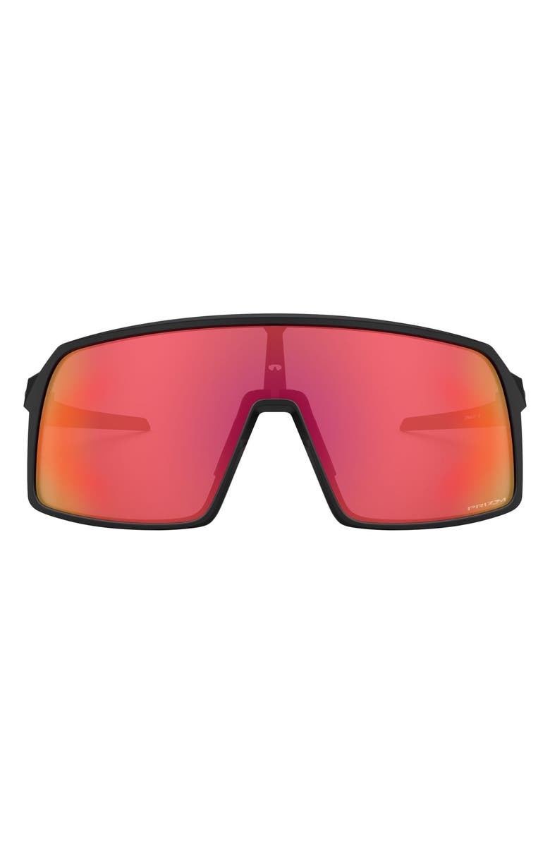 Oakley Sutro 137mm Prizm<sup>™</sup> Shield Sunglasses, Main, color, Black