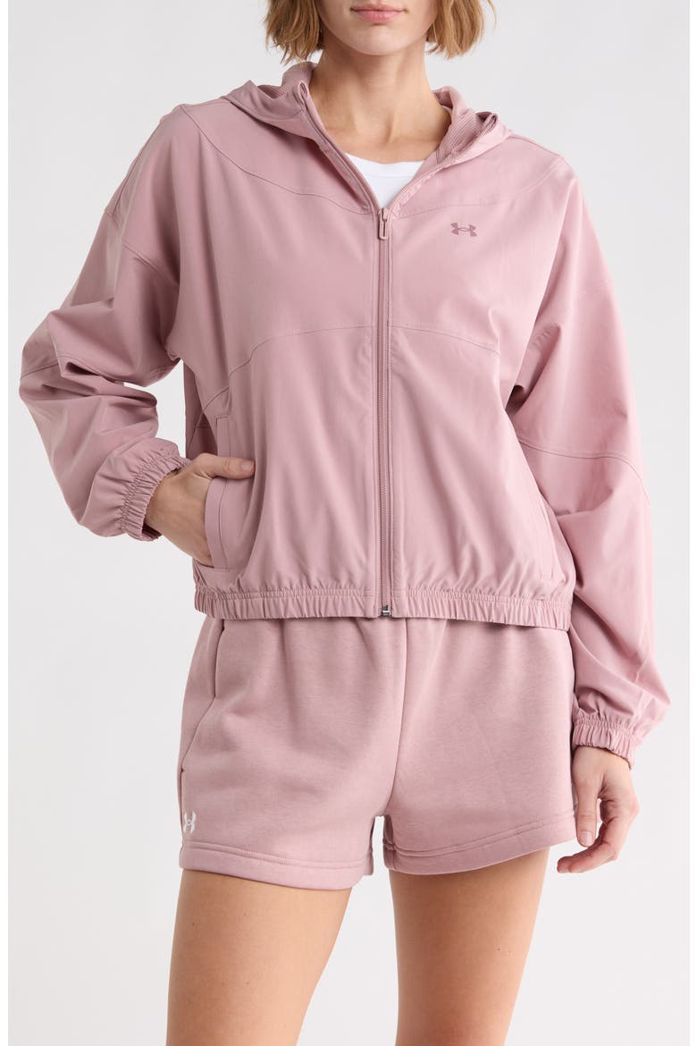 Rival Water Repellent Hooded Jacket, Main, color, TOURMALINE PINK