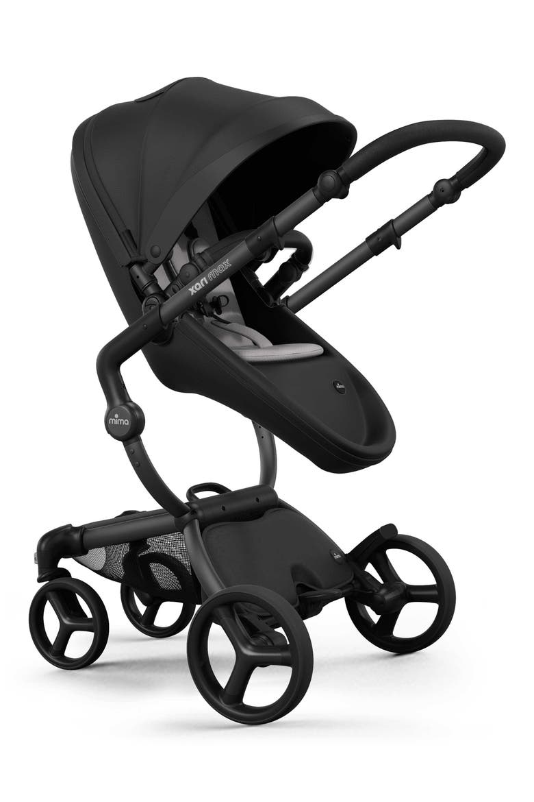 Xari MAX Stroller, Alternate, color, BLACK / BLACK / STONE WHITE