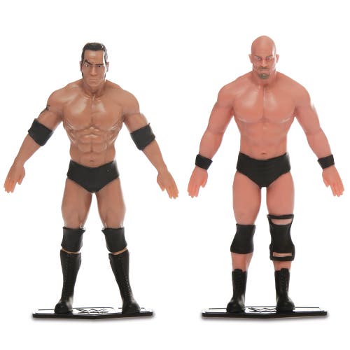 FleXfigs The Rock & Stone Cold Steve Austin 2 Character Pack 3+ in Multicolored  product