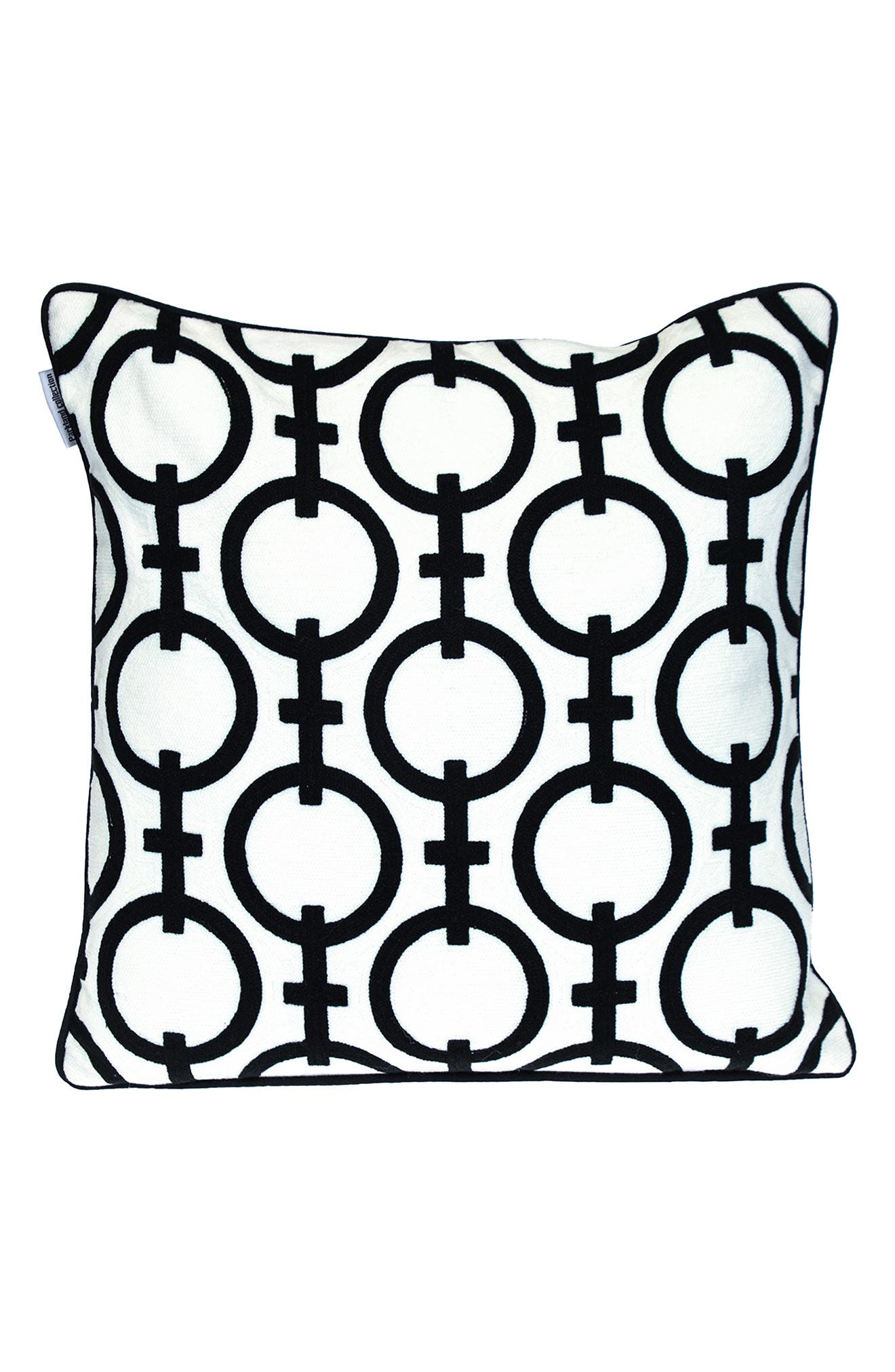 PARKLAND COLLECTION Rounder Embroidered Throw Pillow