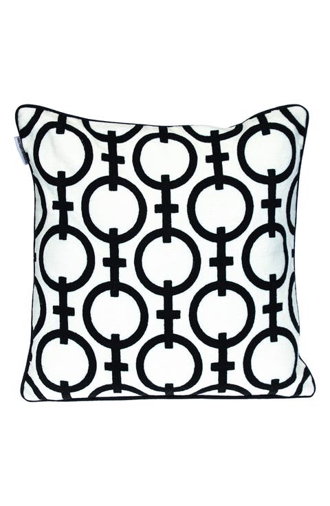 Rounder Embroidered Throw Pillow