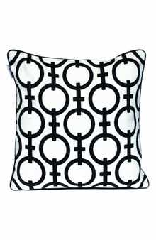 PARKLAND COLLECTION Rounder Embroidered Throw Pillow