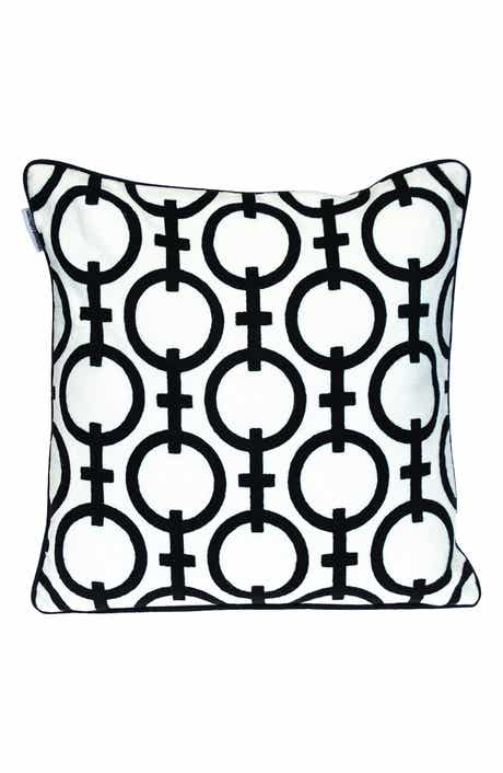 PARKLAND COLLECTION Rounder Embroidered Throw Pillow
