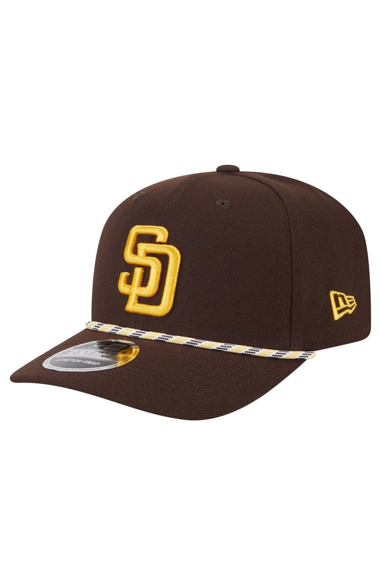 New Era Men's New Era Brown San Diego Padres Multi-Rope 9SEVENTY Stretch-Snap Hat, Main, color, Brown