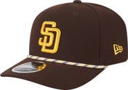 New Era Men's New Era Brown San Diego Padres Multi-Rope 9SEVENTY Stretch-Snap Hat