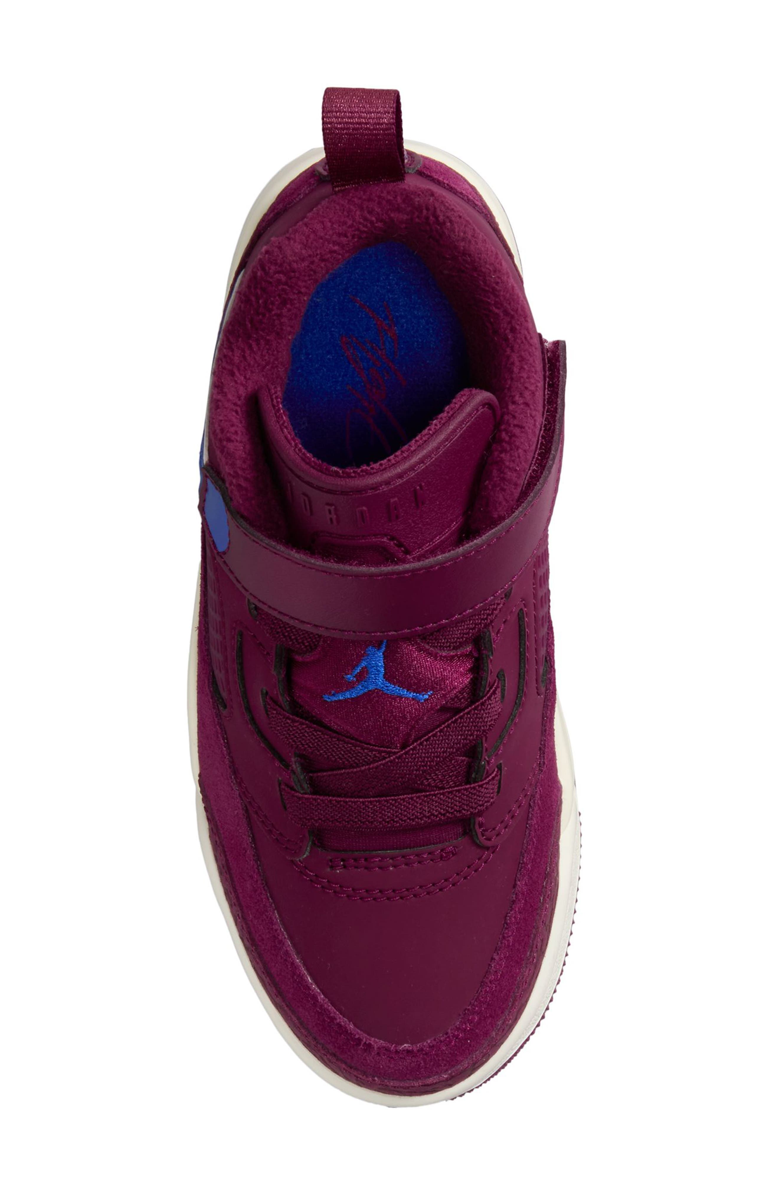 Nike Kids' Spizike Low Sneaker, Alternate, color, Bordeaux/ Hyper Royal/ Sail