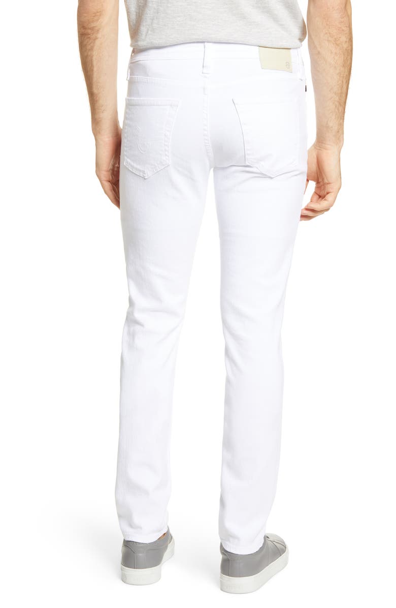 AG Dylan Extra Slim Fit Ripped Jeans, Alternate, color, White