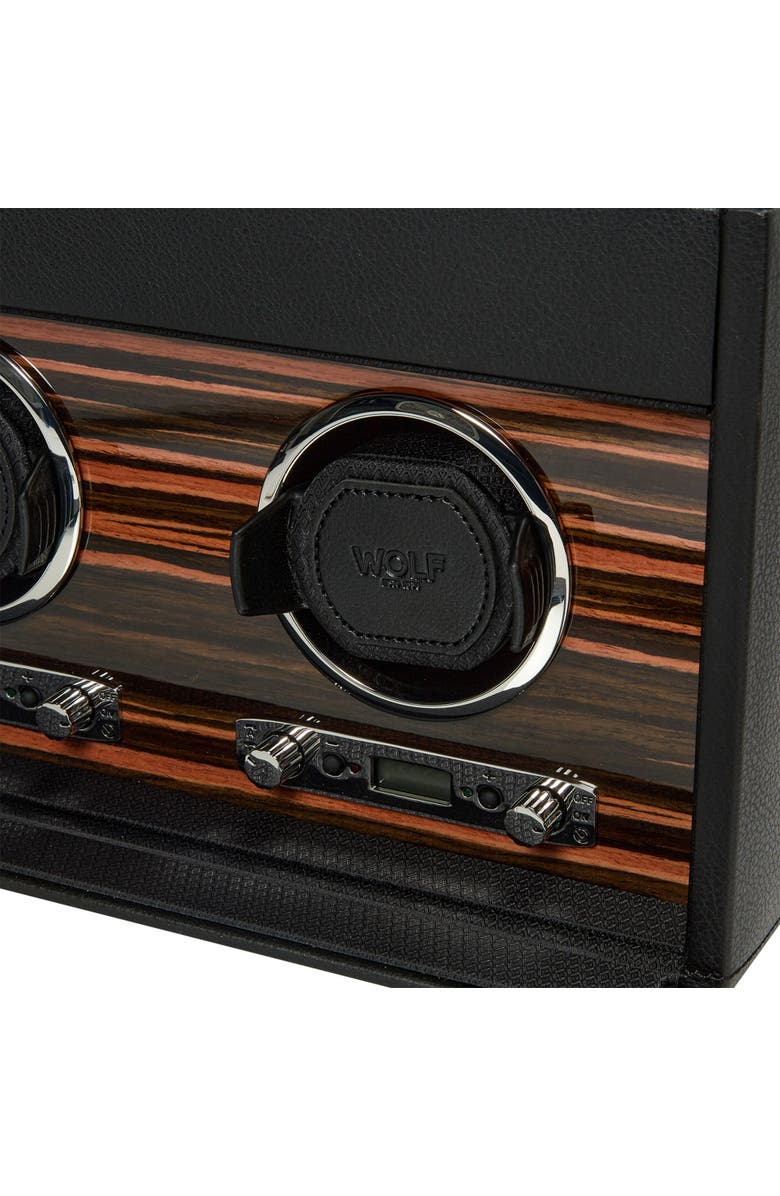 WOLF Roadster Triple Watch Winder with Storage, Alternate, color,