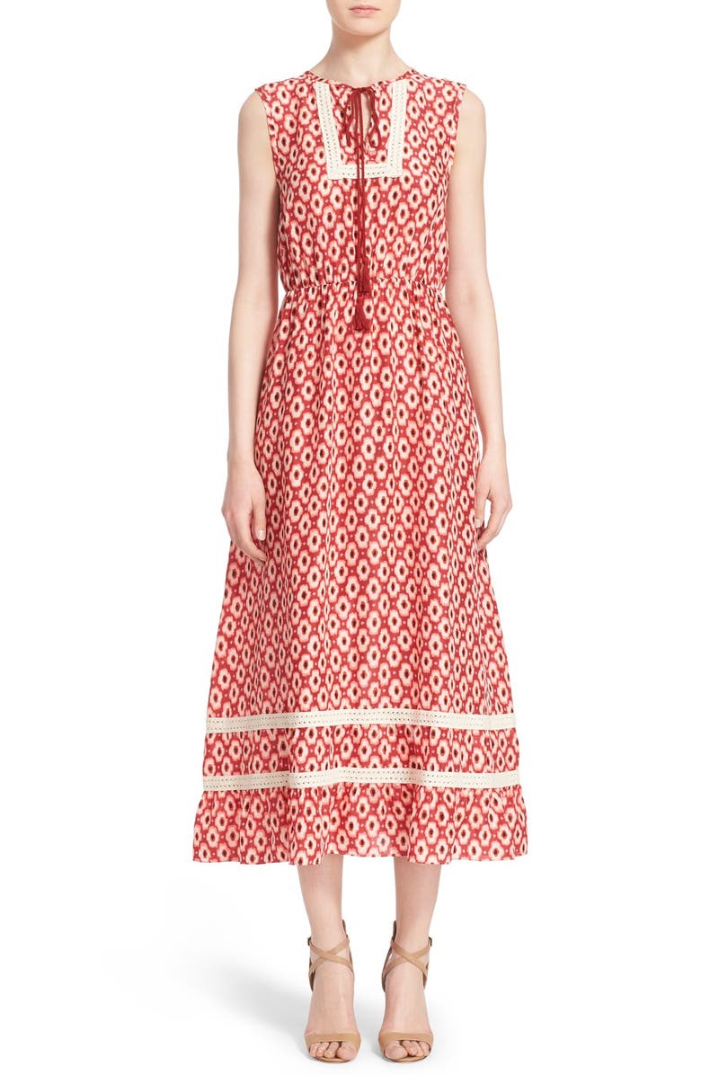 Kate Spade New York 'posy ikat' print dress, Main, color,