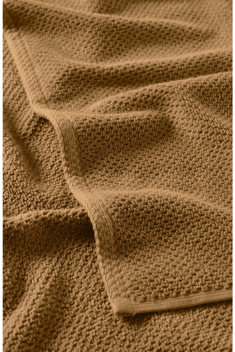 Cotton 6-Pack Textured Hand Towels, Alternate, color, MOCHA
