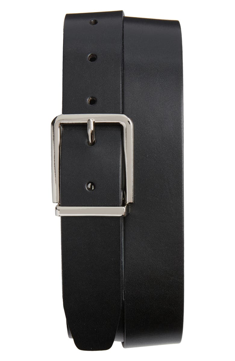 Nordstrom Wyatt Leather Dress Belt, Main, color, 