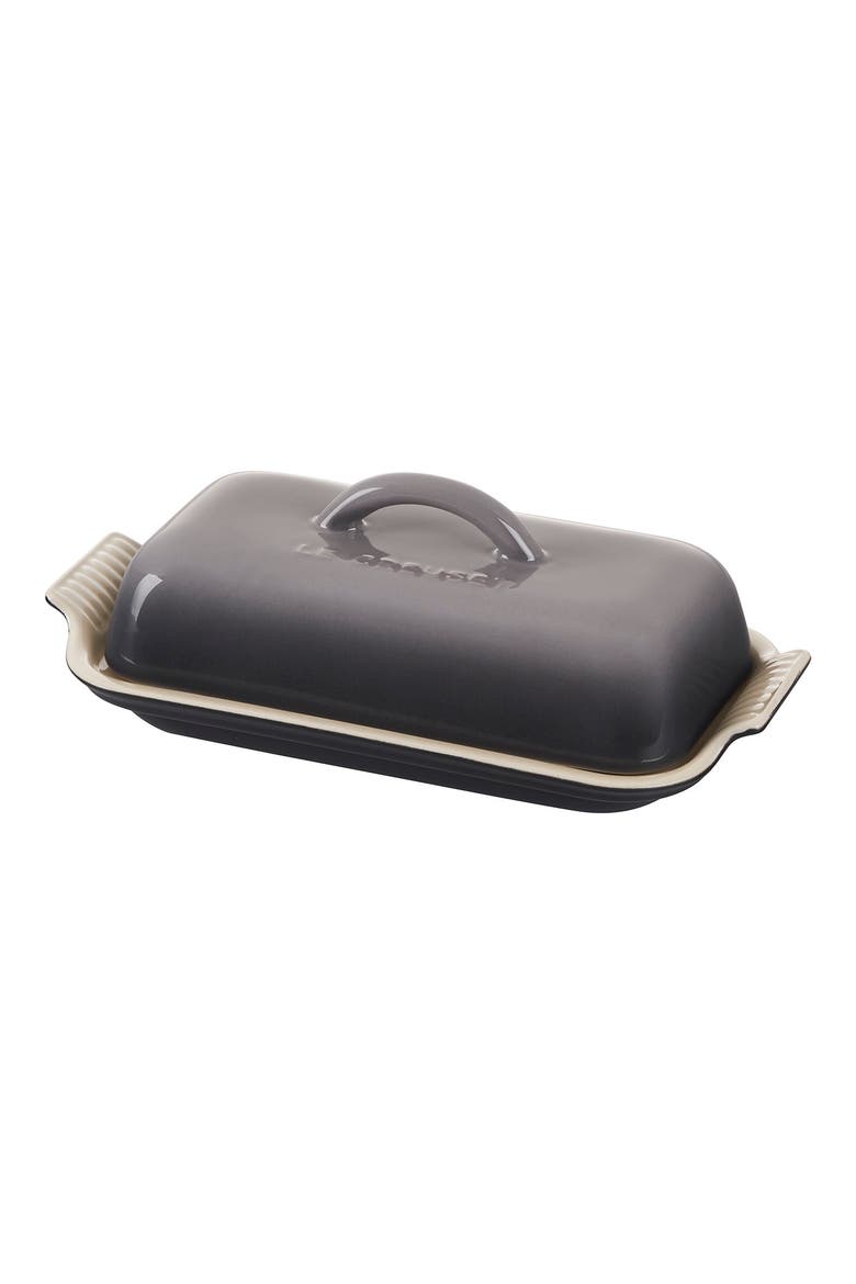 Heritage Butter Dish, Main, color, OYSTER