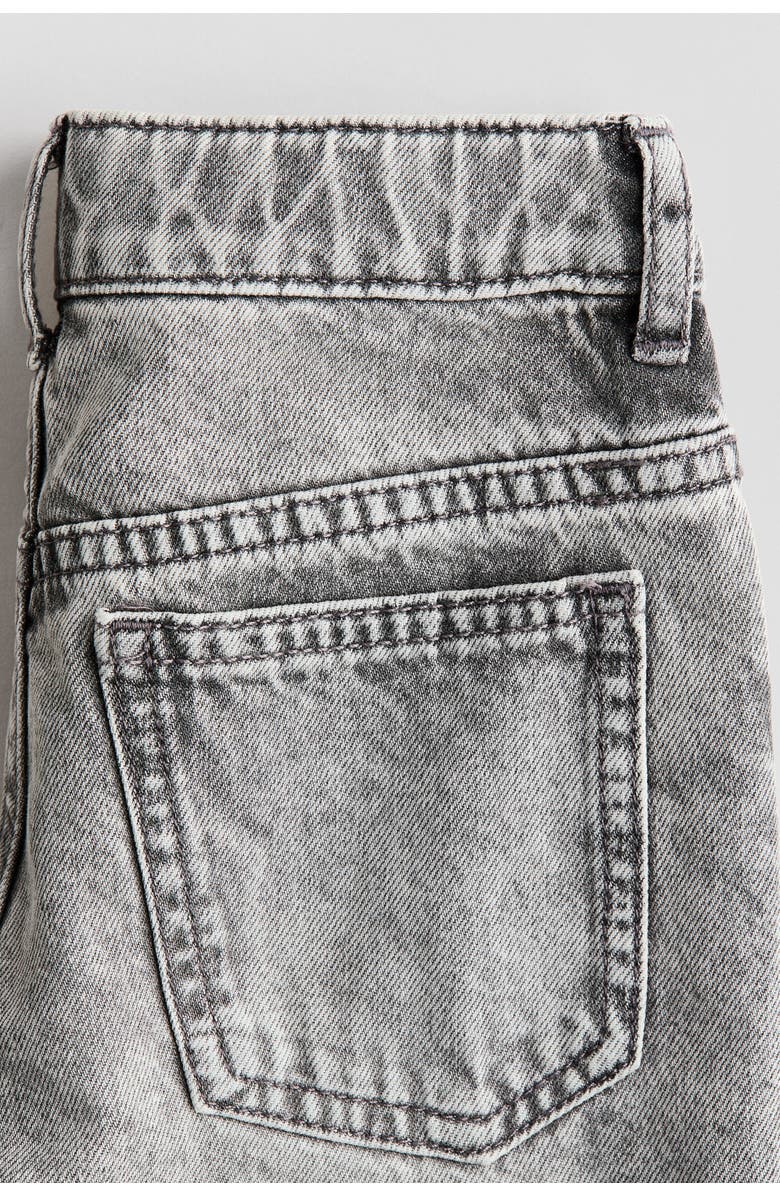 H&M Loose-fit jeans, Alternate, color, Light Denim Gray