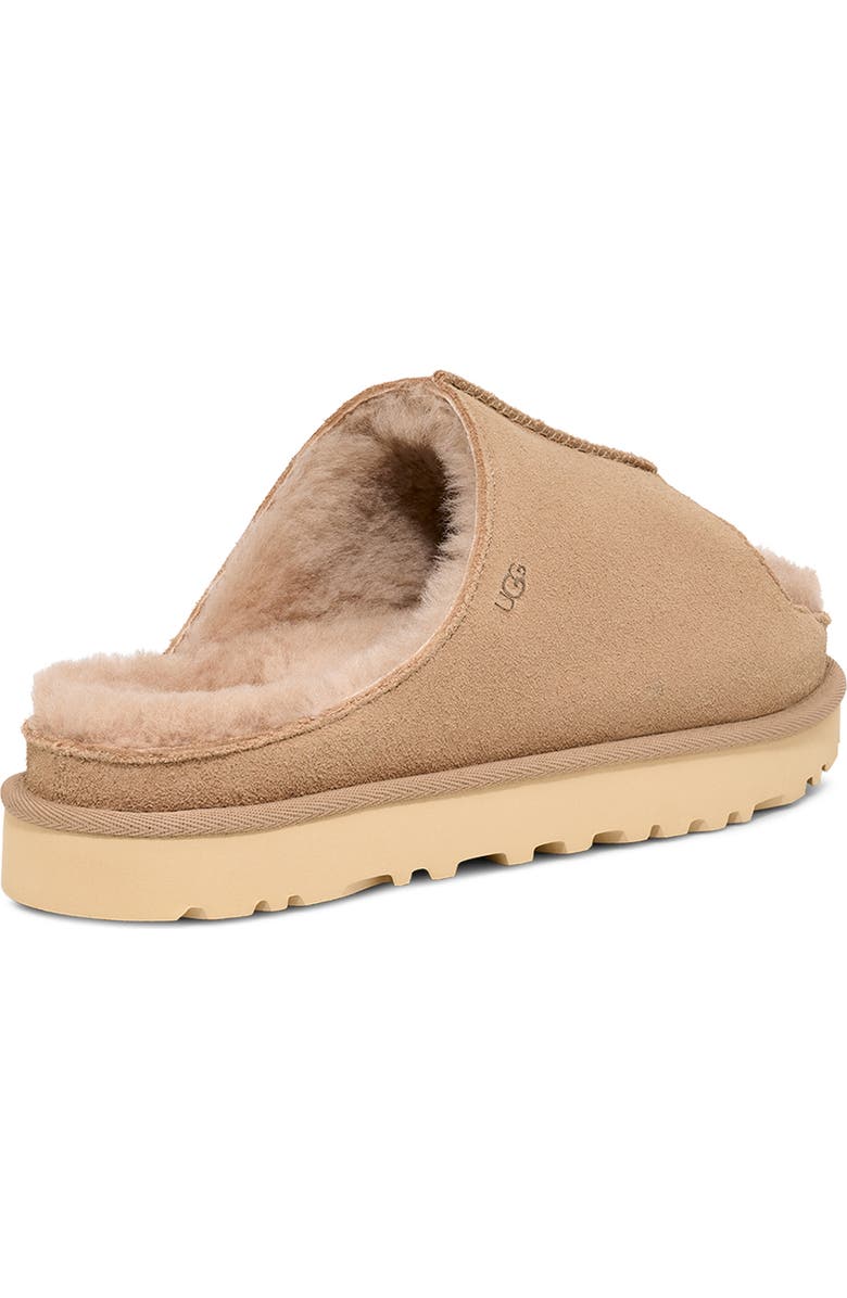 UGG<sup>®</sup> Greenport Genuine Shearling Lined Platform Slide Sandal, Alternate, color, Sand