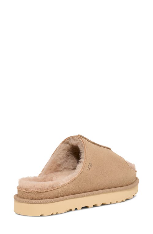 Ugg(r) Greenport Genuine Shearling Lined Slide Sandal In Sand