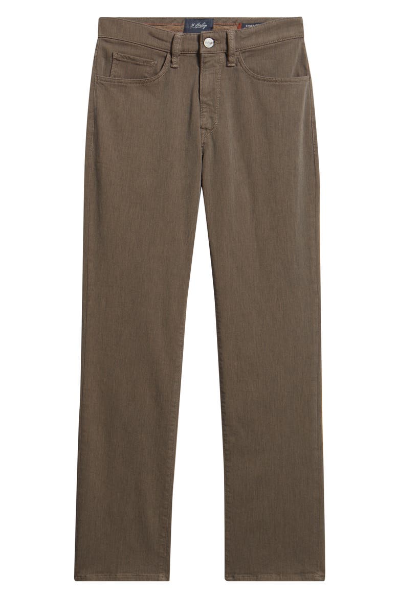 Charisma Relaxed Straight Leg Twill Pants, Alternate, color, COFFEE DIAGONAL