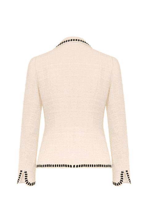 Blazer With Embroidery Patches