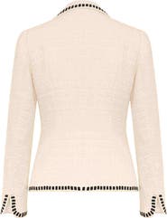 Maison Common Blazer With Embroidery Patches