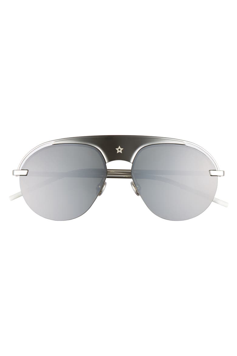 Evolution 2 60mm Aviator Sunglasses, Alternate, color, PALLADIUM