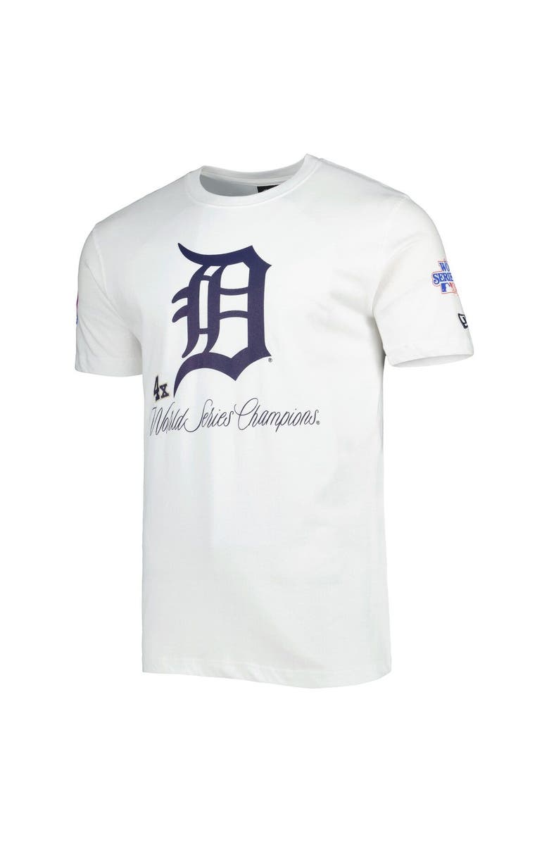 New Era Men's New Era White Detroit Tigers Historical Championship T-Shirt, Alternate, color, 