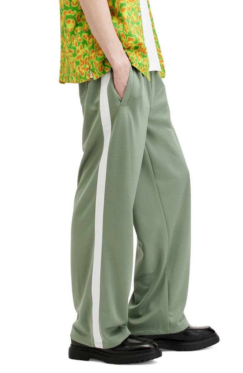 AllSaints Beck Wide Leg Sweatpants, Alternate, color, Shamrock Green