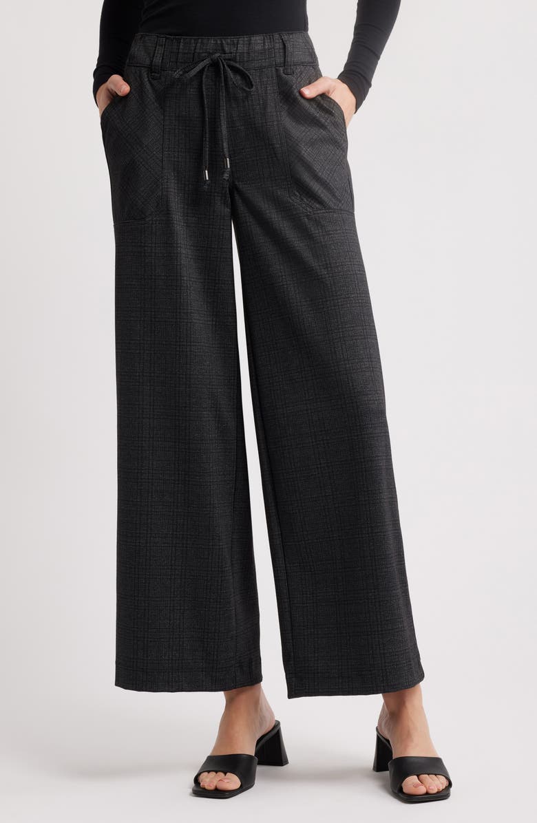 Wit & Wisdom 'Ab'Leisure Pull-On High Waist Wide Leg Ponte Pants, Main, color,