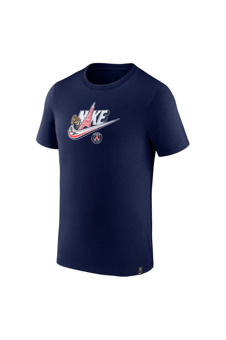 Men's Nike Navy Paris Saint-Germain Futura T-Shirt, Alternate, color, Navy