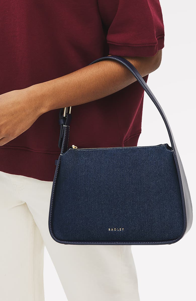 Radley Westwell Lane - Indigo Small Ziptop Satchel Bag, Alternate, color, Evenfall