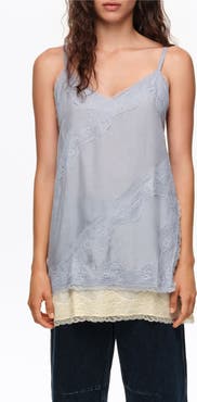 BIMBA Y LOLA Lace Trim Slip Top